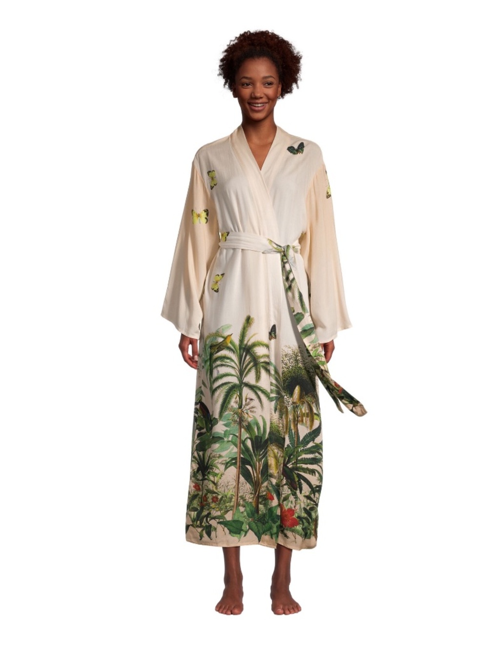 World Market Boho butterfly Robe Women's Size M/L One Size